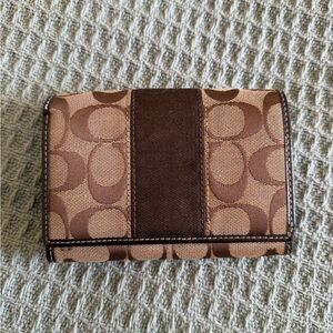Coach compact wallet